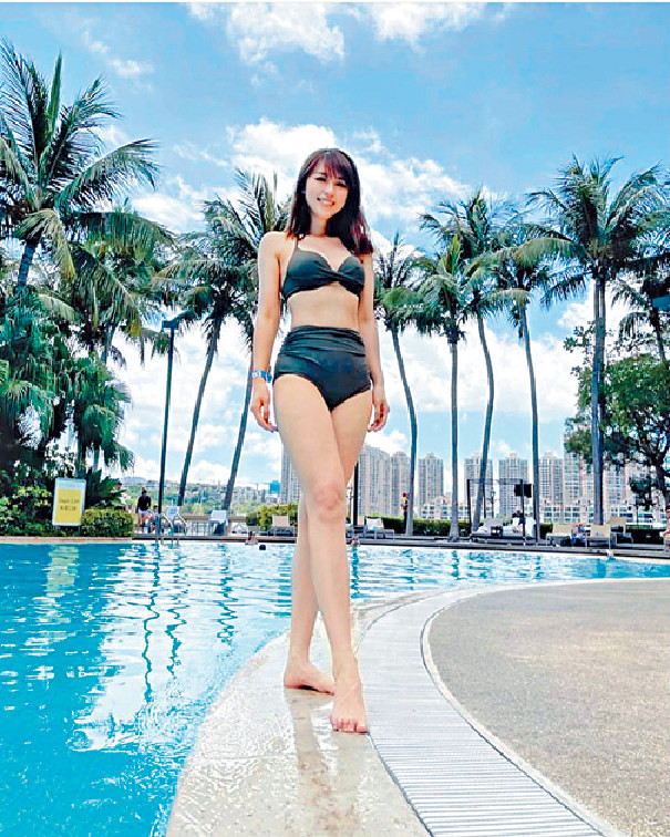 ■孫慧雪努力減磅成果明顯。