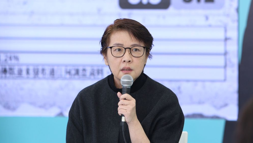 民眾黨參選人柯文哲競辦總幹事黃珊珊。 中時