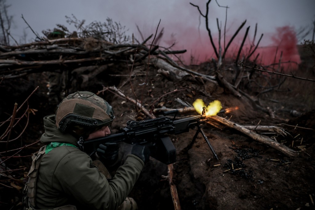 烏軍在頓涅茨克與俄軍交火。路透社