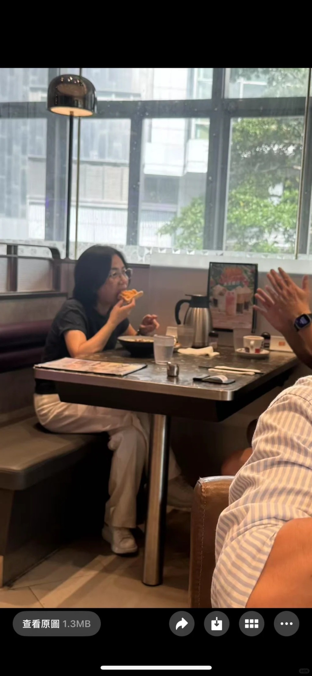 容佳文去年於荃灣平民茶記食常餐。