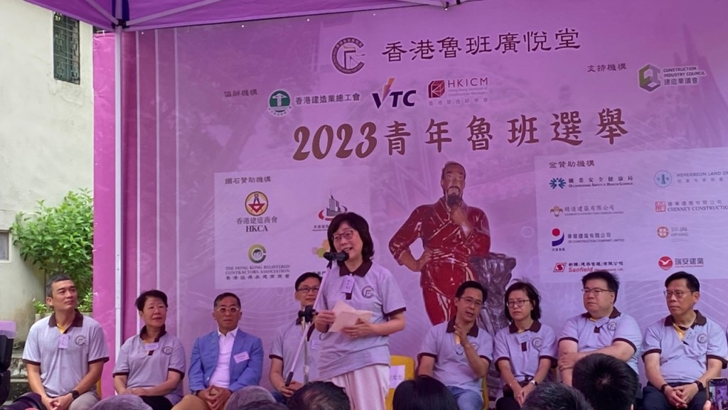 甯漢豪:建造業將迎黃金時期 對年輕人是大好機會。(林秋綿攝)