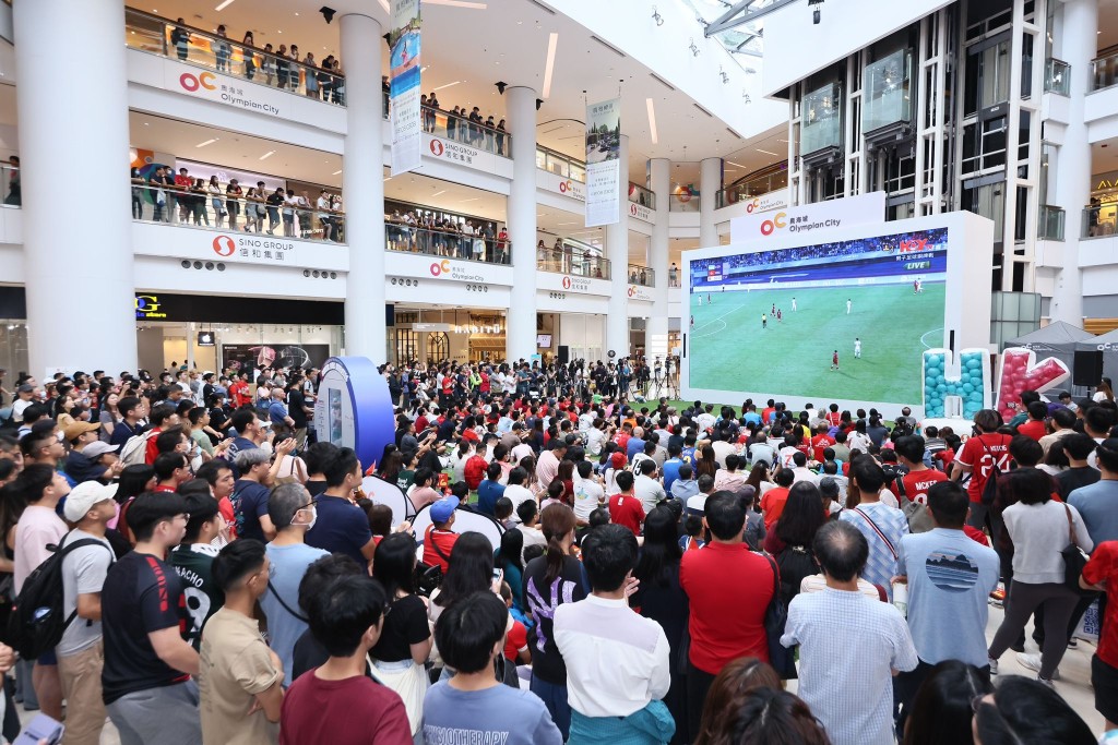 奧海城一直積極舉辦體育推廣活動為香港運動員打氣。