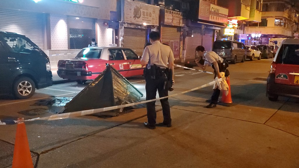 警員到場調查事件。