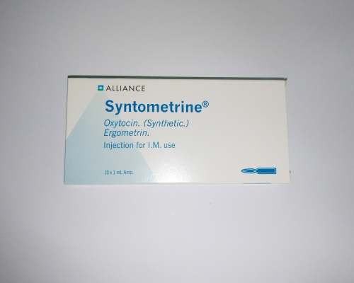 涉事批次Syntometrine注射液。  衞生署提供