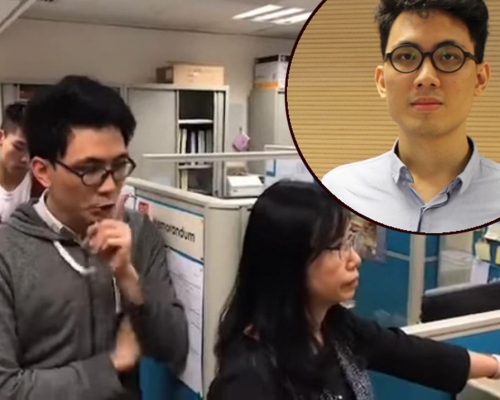 陳樂行指當時中醫藥學院老師護送是自發，並非由校長所托。資料圖片