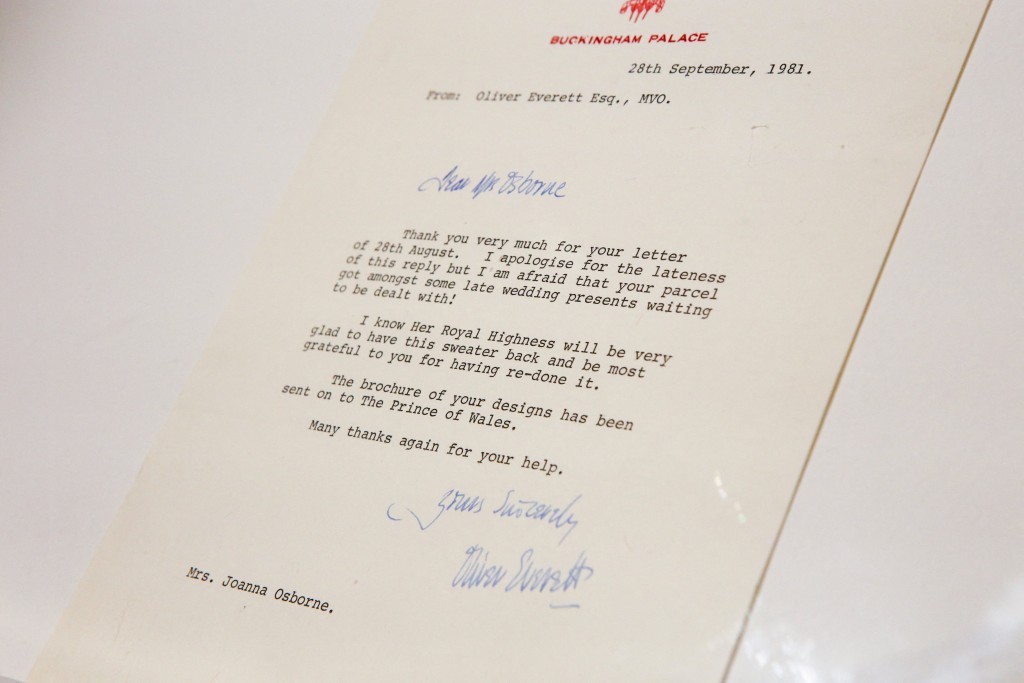 戴安娜皇妃私人秘書Oliver Everett的信件在英國倫敦蘇富比拍賣行展出。路透社