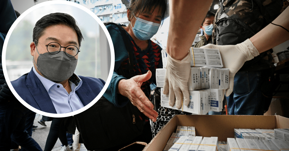 招彥燾(細圖)籲市民毋須用不同品牌檢測。資料圖片