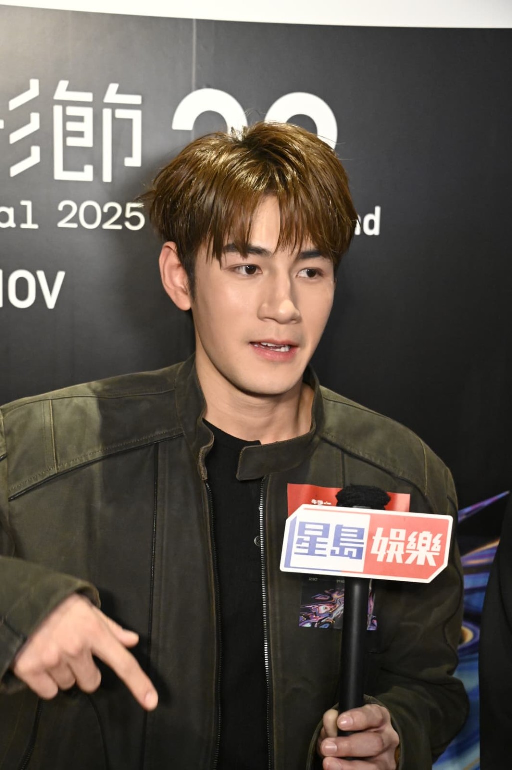 魏浚笙宣傳電影《殺手#4》。