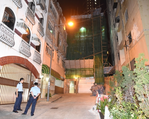 這是跑馬地益群道短短八小時內,發生的第二宗爆竊案。丁志雄攝