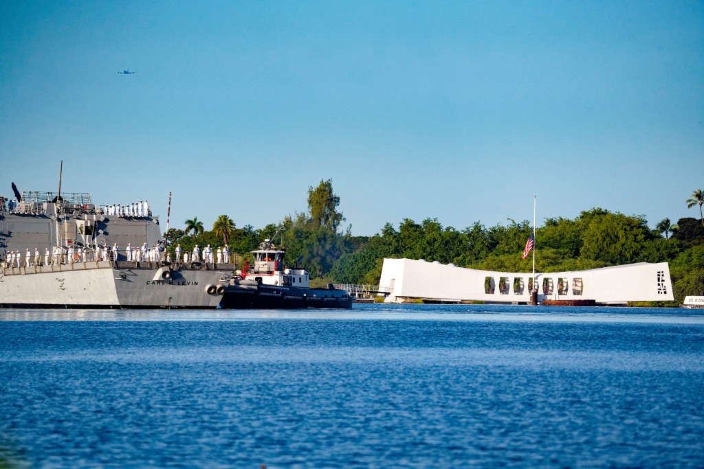 纪念活动在夏威夷举行。美联社