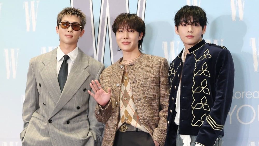 BTS成員RM、J-Hope及V,都有參加晚宴。 BTS成員RM、J-Hope及V,都有參加晚宴。