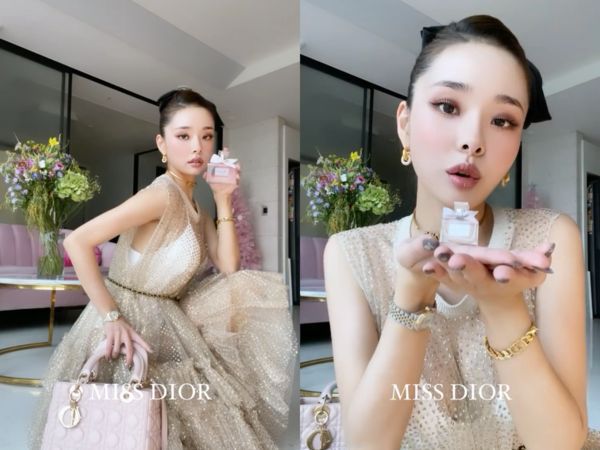 宋智雅為品牌賣香水廣告,但配襯的手袋被發現是冒牌貨。