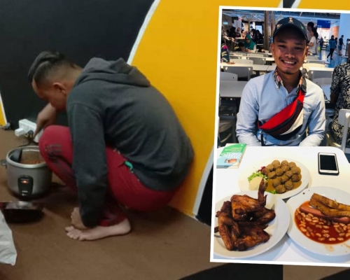 19歲孝順仔偷偷在公司煮飯，老闆揭背後感人故事。