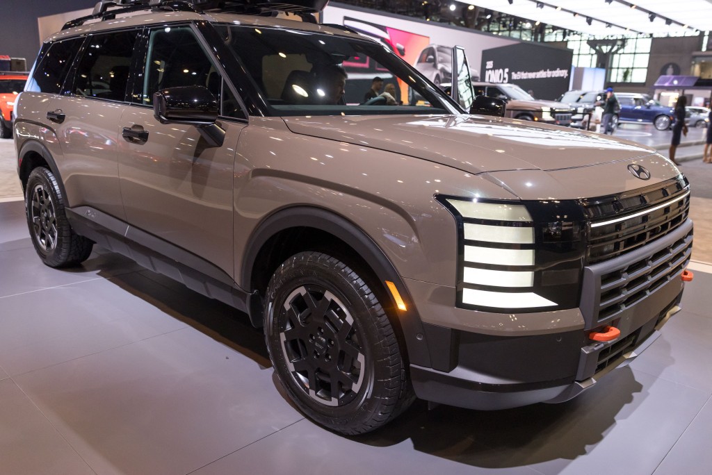 现代汽车旗下的新款Palisade休旅车出现致命安全隐患。（法新社）