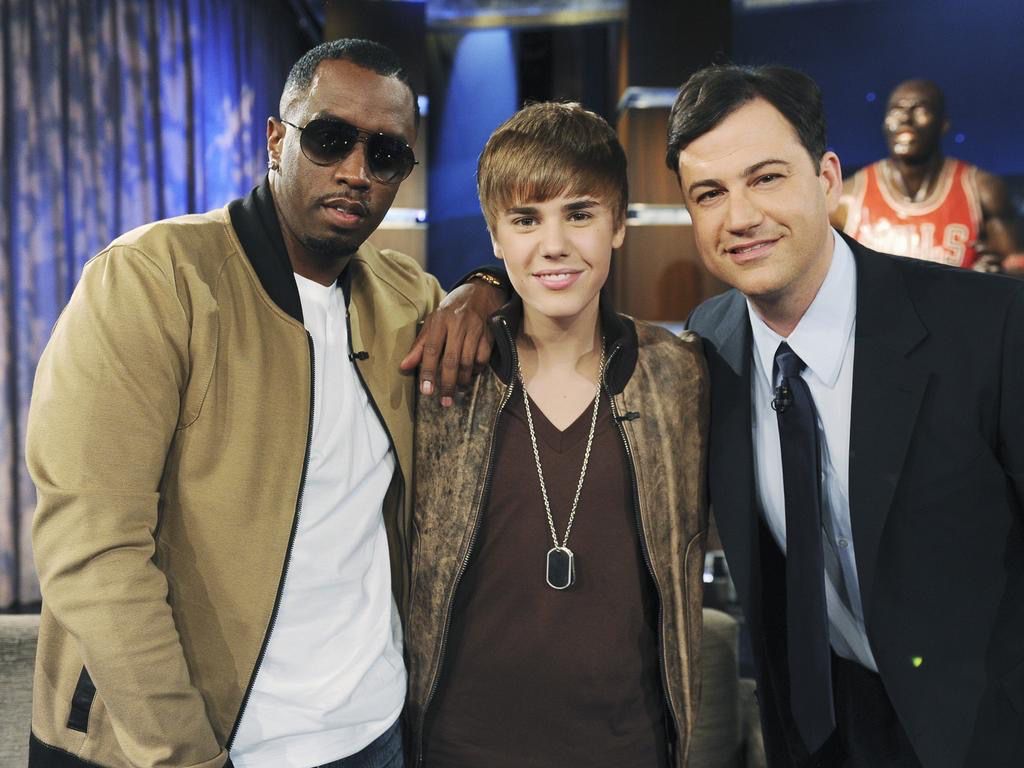 Justin(中)透過發言人否認是Diddy(左)的性侵受害者。 Justin(中)透過發言人否認是Diddy(左)的性侵受害者。