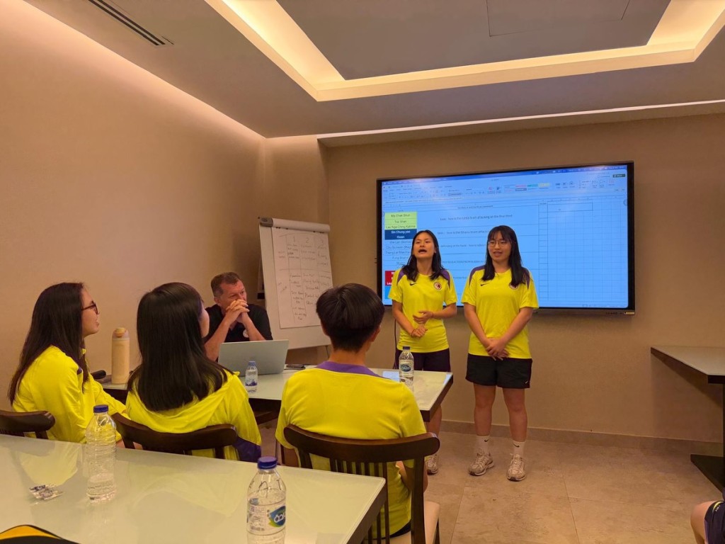 港队女足早前宣布退赛，并留在酒店内训练以保持状态。足总图片