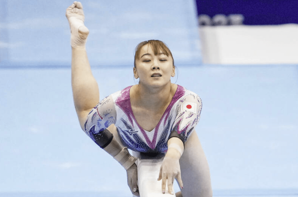 宫田笙子曾在2022年体操世锦赛平衡木赛事夺得铜牌。美联社