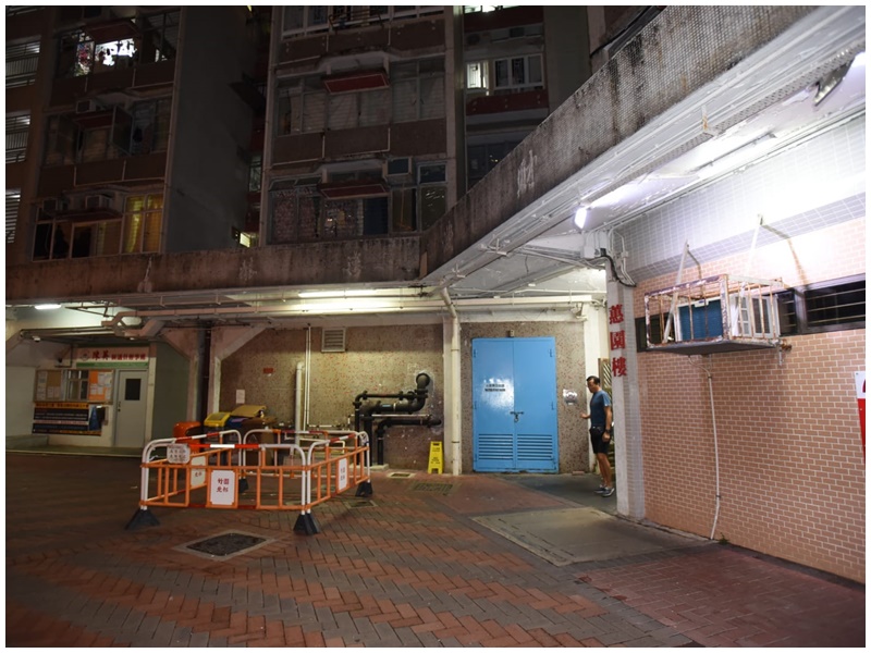 現場為竹園北邨蕙園樓。