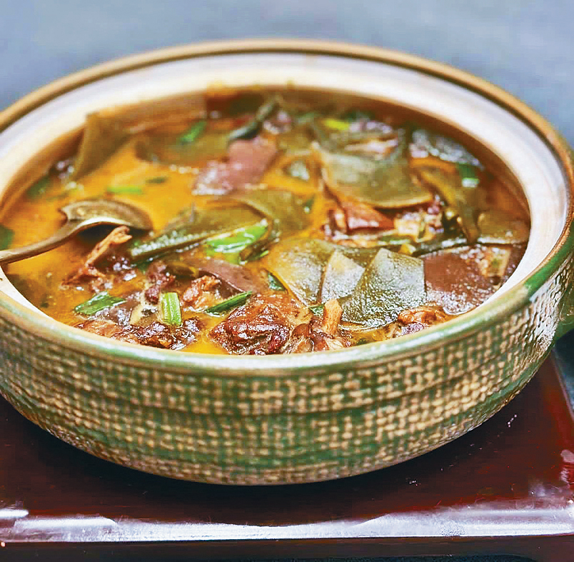 豬紅炆鹽池羊腩煲