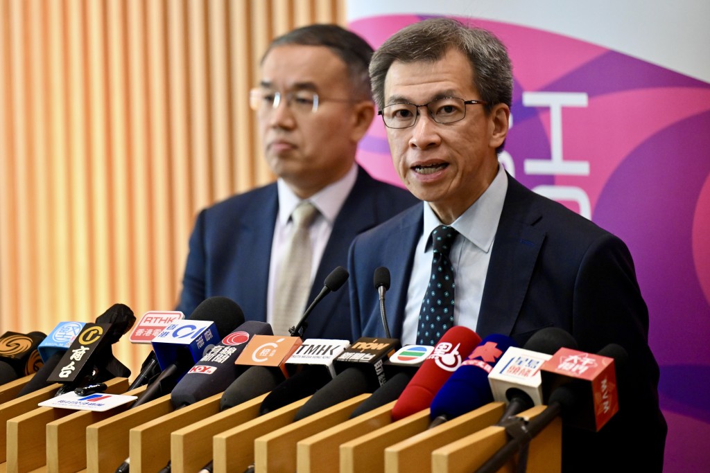 財經事務及庫務局常任秘書長（庫務）黎志華。劉駿軒攝