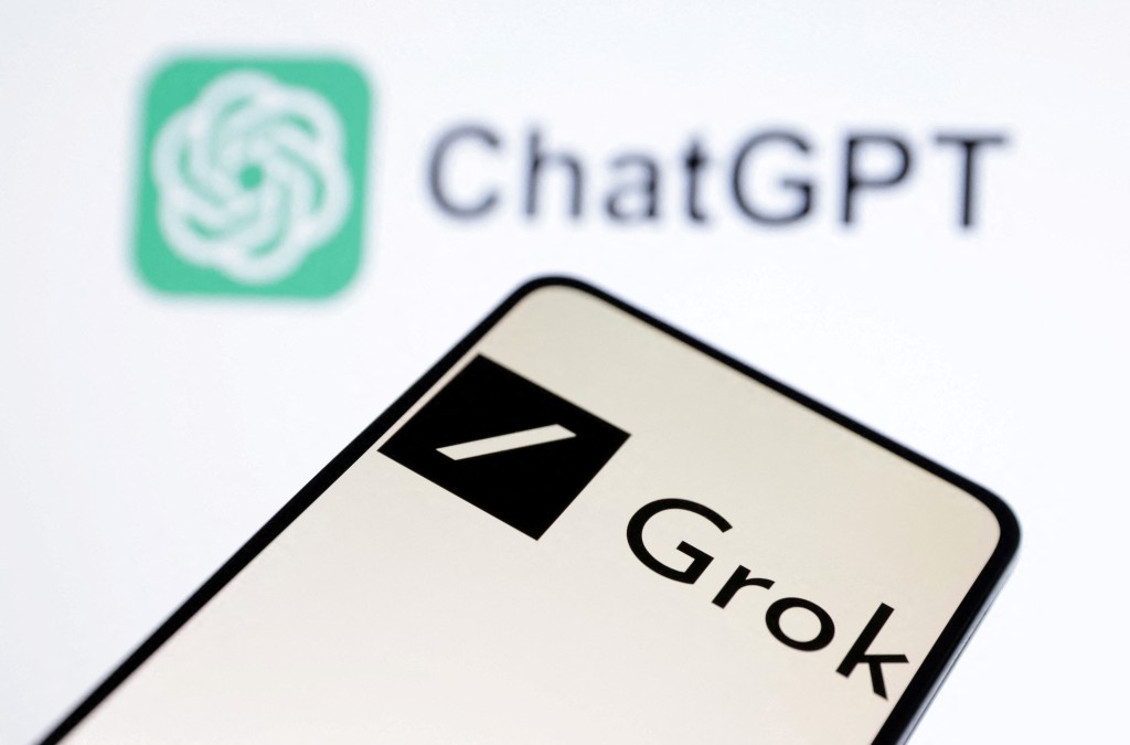 Grok 3被視為ChatGPT強勁對手。（路透社）