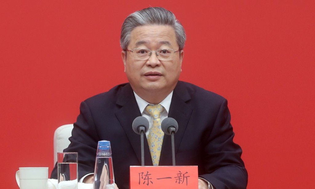 国家安全部部长陈一新。中新社资料图片