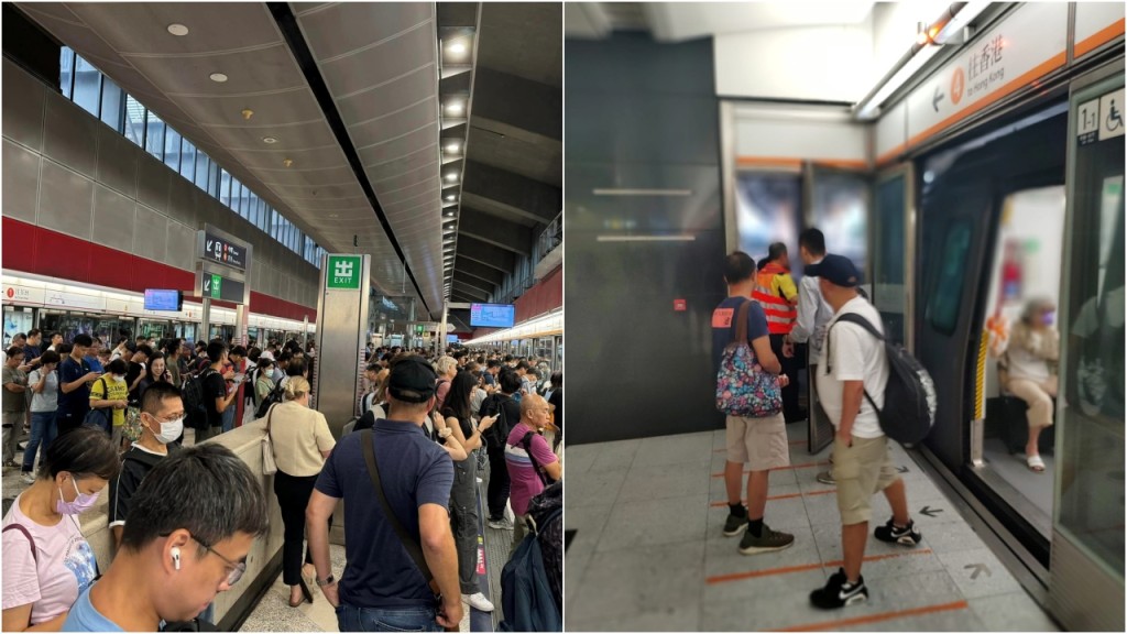 南昌站信號故障 東涌綫機場快綫一度延誤 港鐵搶修後陸續恢復