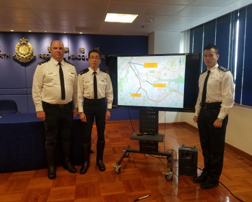 警方將因應活動作出分階段封路措施。