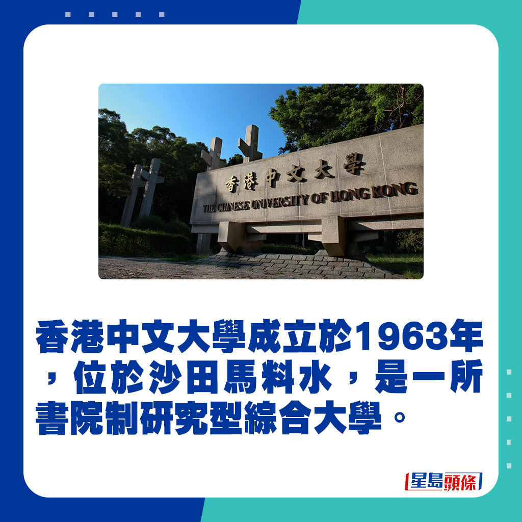香港中文大学成立于1963年。