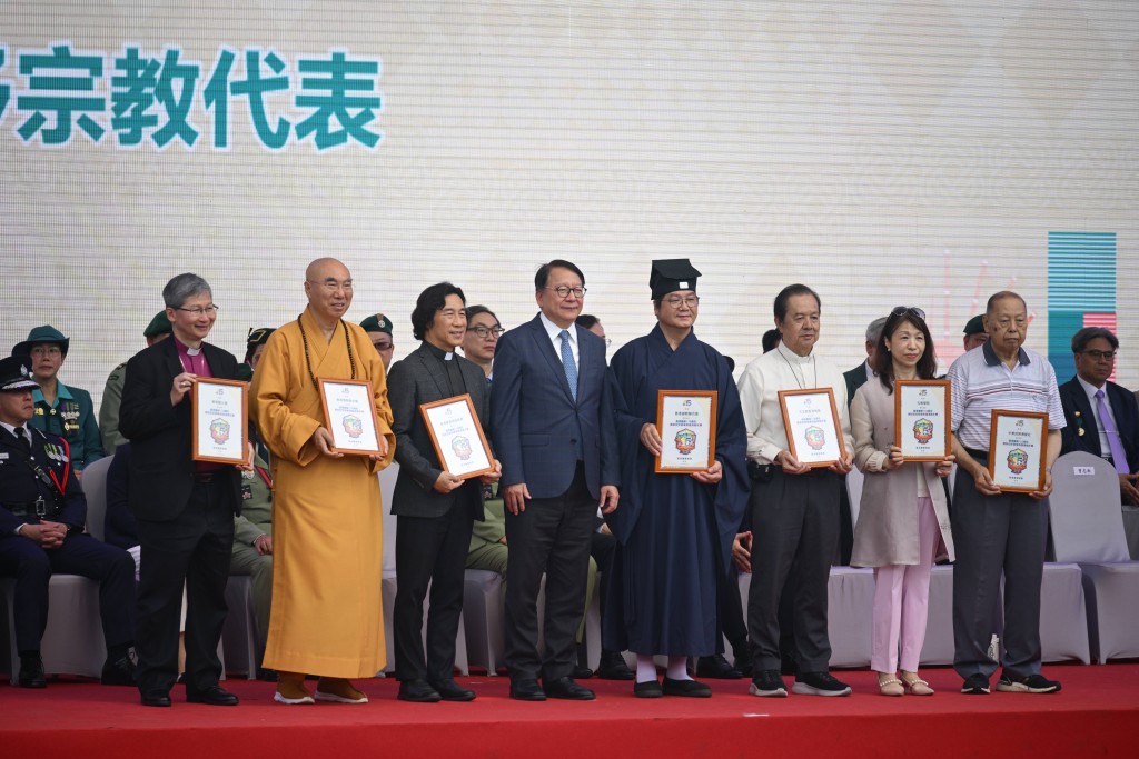 典禮亦進行宗教祝願環節，由7位宗教領袖分別為「香港及香港童軍115周年」送上祝福。