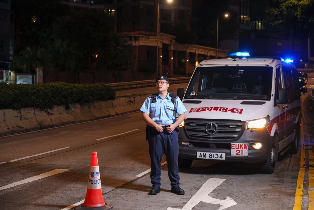 衝鋒隊警員林璟瑋加入西九龍總區衝鋒隊不到一年。 衝鋒隊警員林璟瑋加入西九龍總區衝鋒隊不到一年。