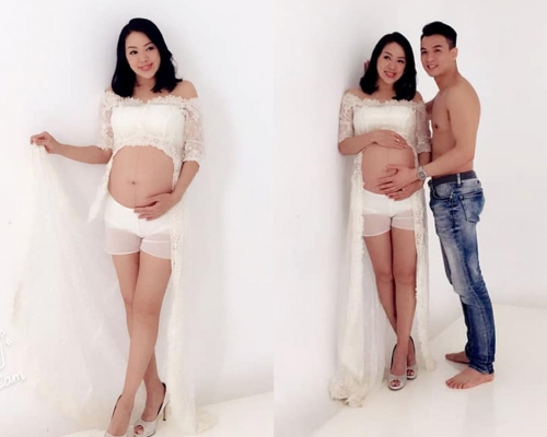 Fanny肥肚唔肥人。