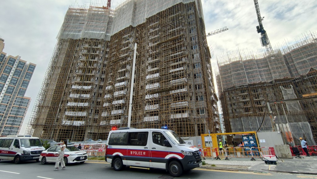 警方到場調查。黃文威攝 警方到場調查。黃文威攝