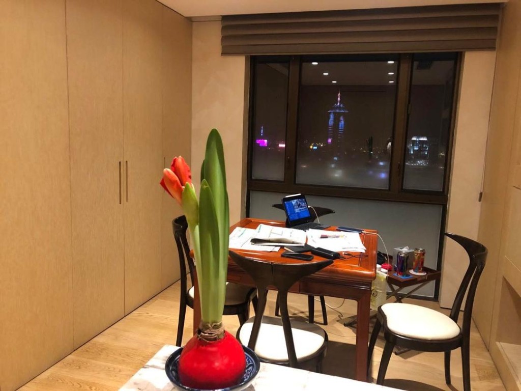 蘇施黃家居佈置有氣派。