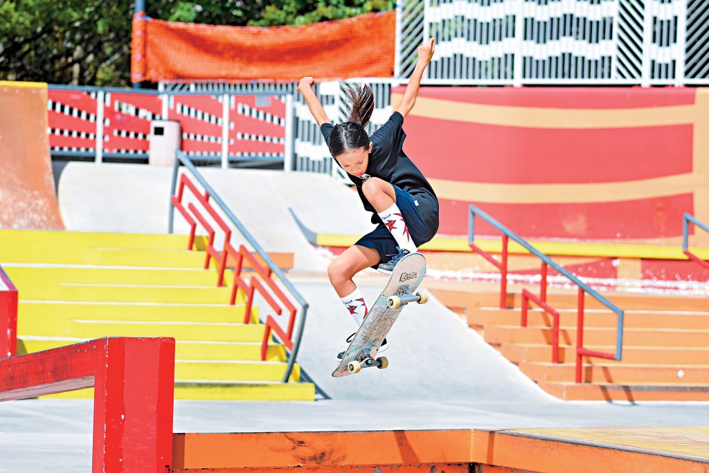 温晓姸就读愉景湾国际学校，板龄3年。