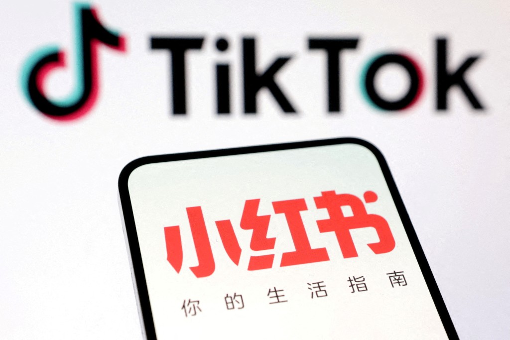 大批TikTok難民轉投小紅書。路透社