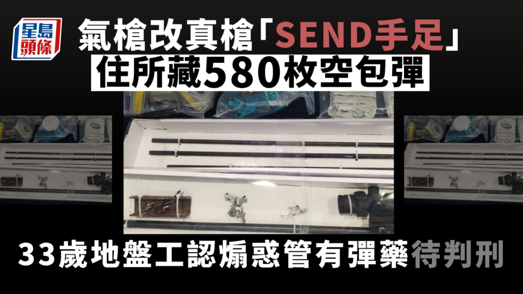 33歲地盤工承認煽惑管有彈藥。