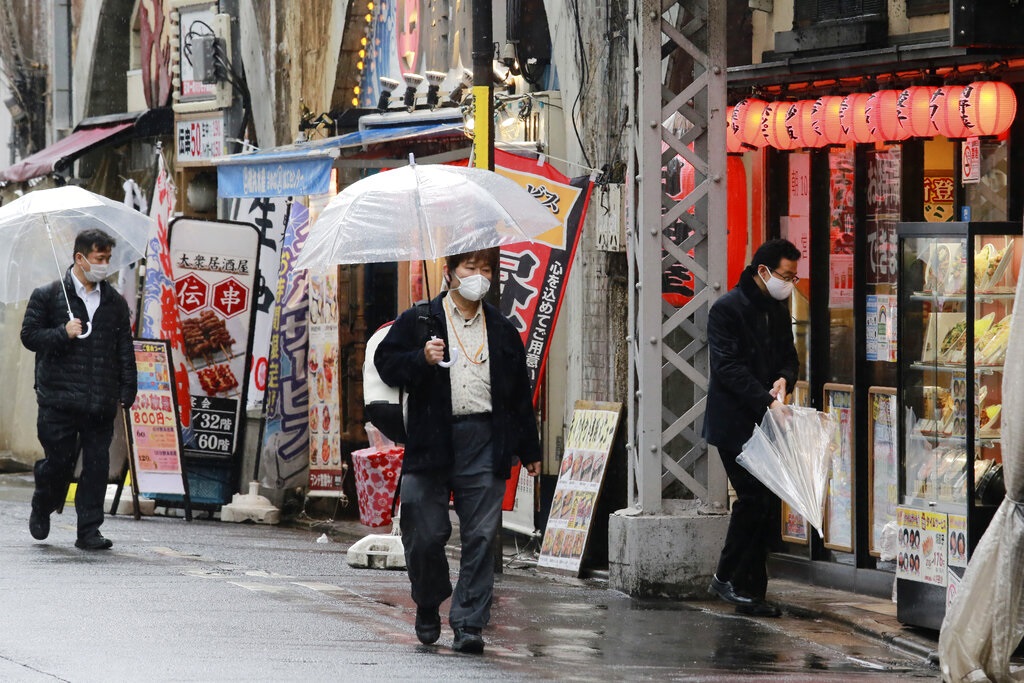 日本民眾在疫情下對於東京奧運支持度低迷。AP資料圖片