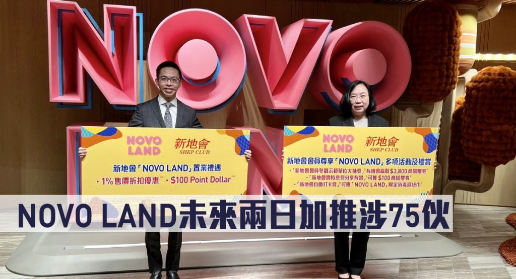 NOVO LAND第2B期未來兩日加推涉約75伙。