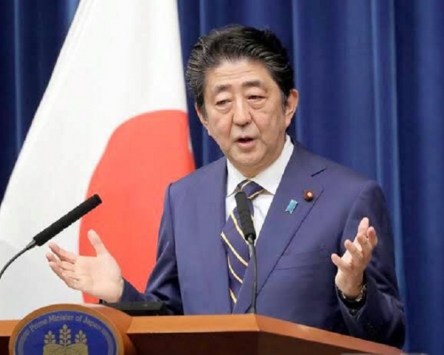 日本首相安倍晉三呼籲國民在疫情期間相互體諒。 