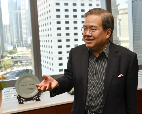 胡定旭表示，絕對有信心香港未來發展會更加緊密地納入國家高速的軌道，讓絕大多數港人能夠真正分享國家繁榮富強的紅利。資料圖片