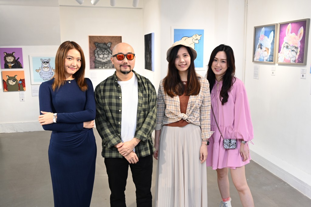 （左起）戴祖儀、Tommy Fung、Knoa Chung及馮榕榕近年積極投身於NFT藝術市場。