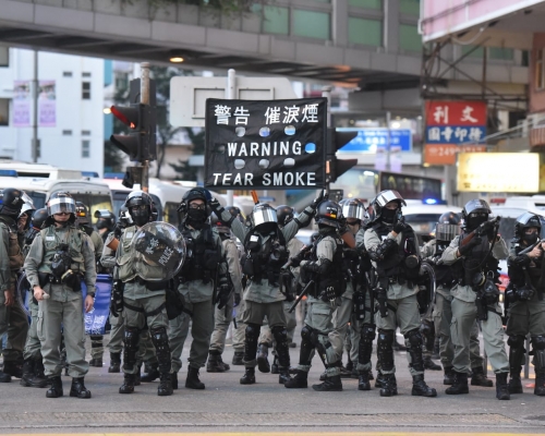 林鄭月娥指警方已經執行部分建議。資料圖片