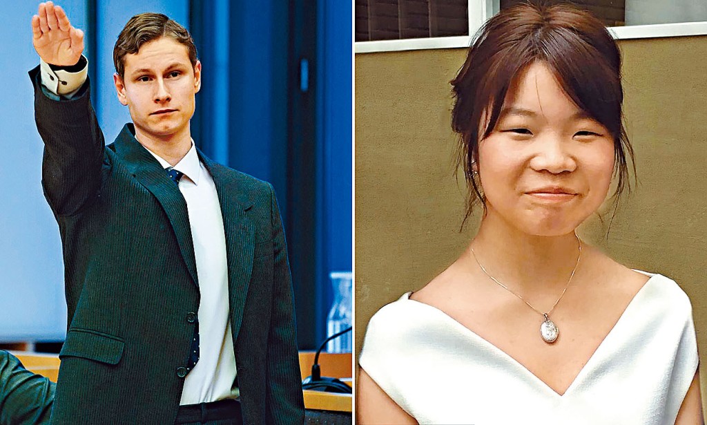 曼斯海于斯去年枪杀华裔继妹约翰妮。