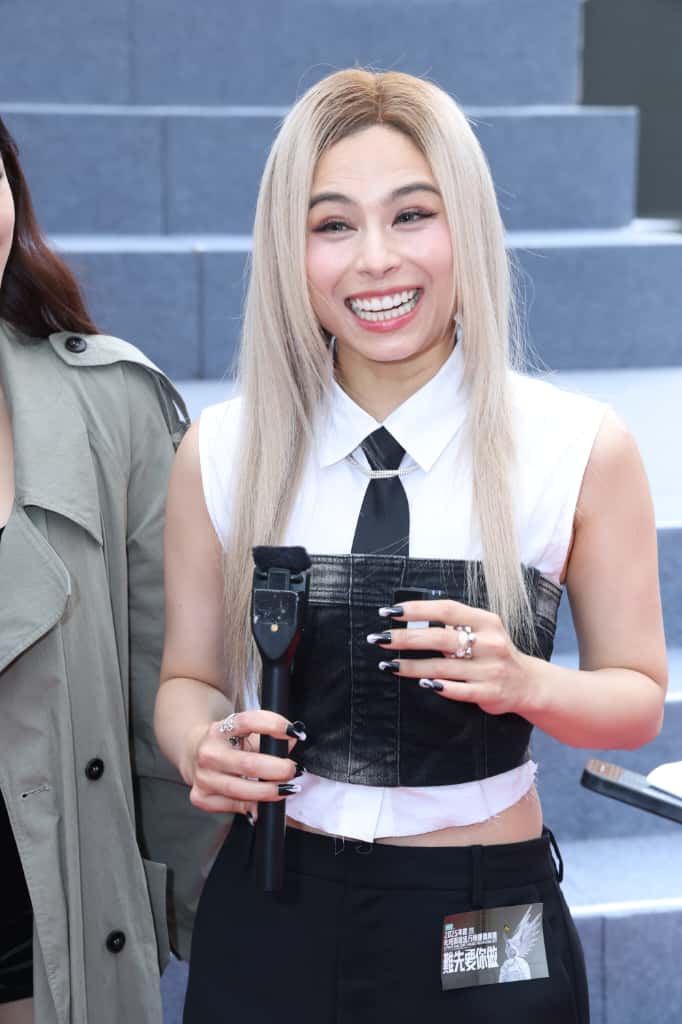 Gin Lee形容今年粉絲所處位置「好靚,係正中間」。 Gin Lee形容今年粉絲所處位置「好靚,係正中間」。