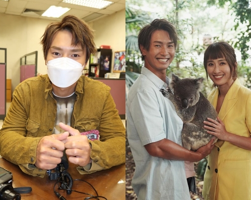 陳柏宇兩公婆在澳洲卸下心防沒戴口罩，回港他堅決不脫罩。