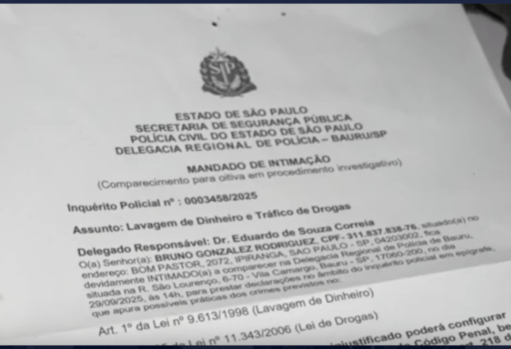 骗徒伪造了圣保罗警方的传票，指控受害者“洗黑钱”，借此恐吓对方转帐或提供个人资料。BBC画面截图
