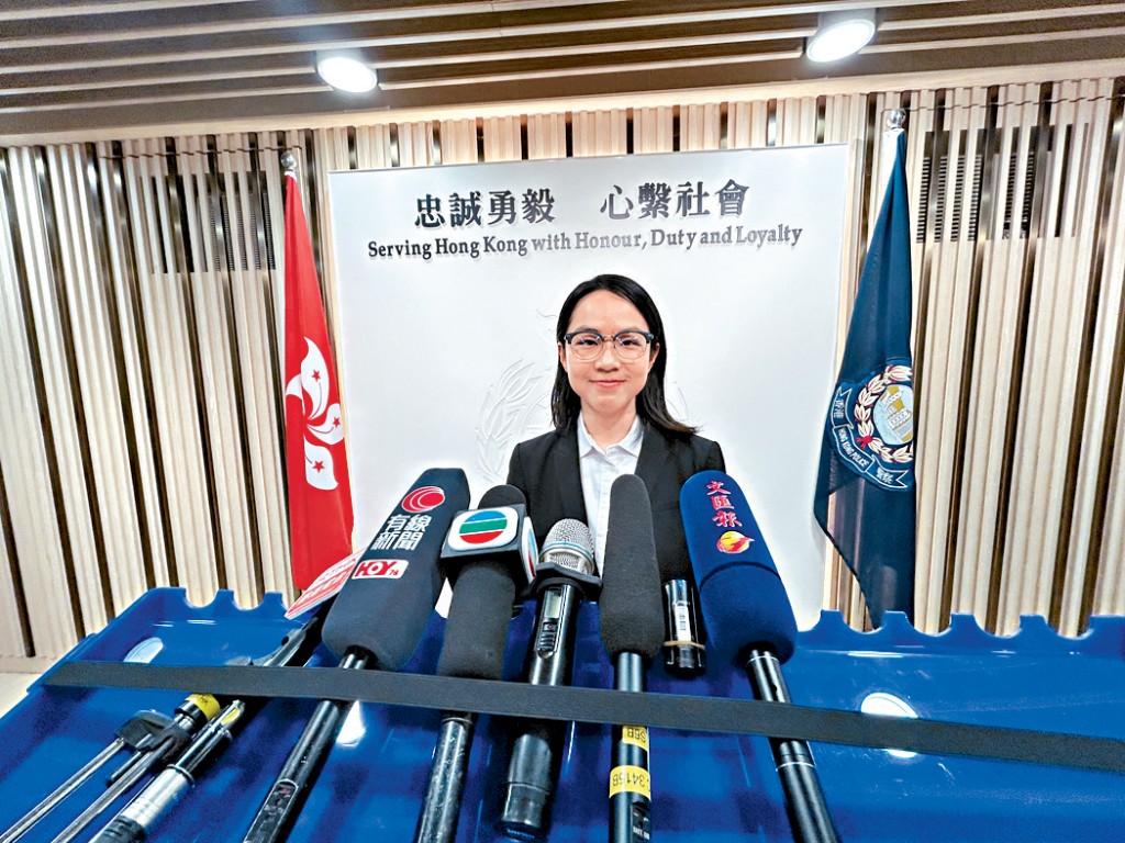 林華欣呼籲市民留意及提醒長者，萬勿將網上理財的密碼向其他人透露。