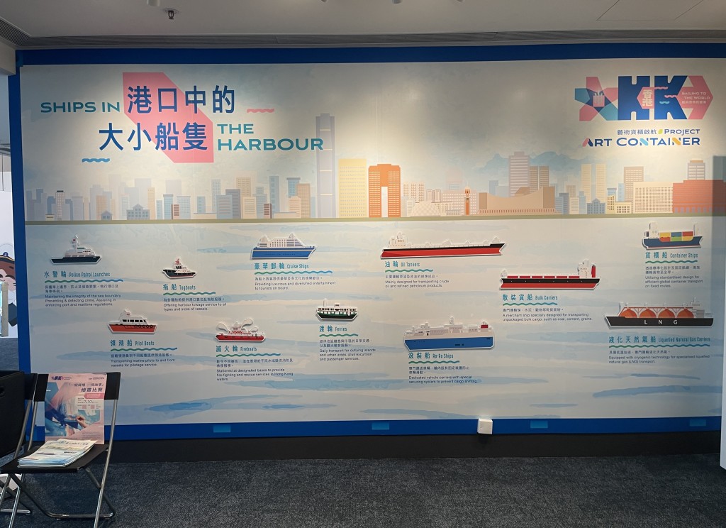 「藝術貨啟航航」（圖片來源：香港海事博物館）