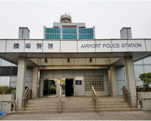 駐守機場警區的44歲男警長昨晚(10日)隔離期間感到不適。資料圖片